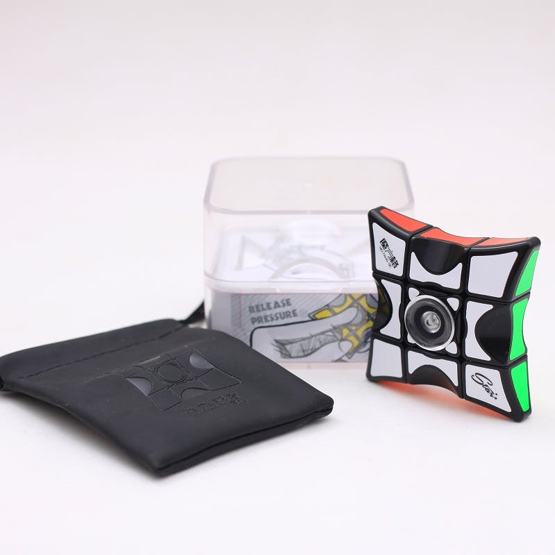 QiYi 1x3x3 Fidget Spinner Cube - Stickered with Premium Plastic Box