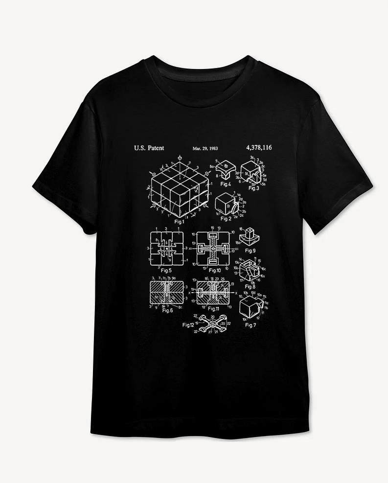 Rubik's Patent T-Shirt - S