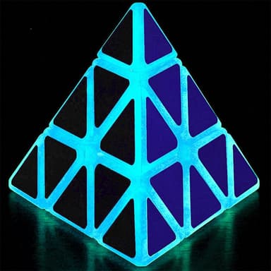 Z-Cube 72mm Pyraminx Cube - Luminous Blue