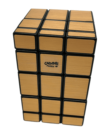 3x3x5 Siamese Mirror Short Cube(84mm) - Golden