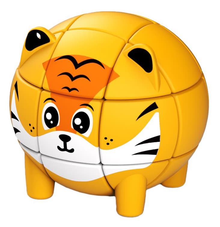 Animal Cube Tiger - Yellow