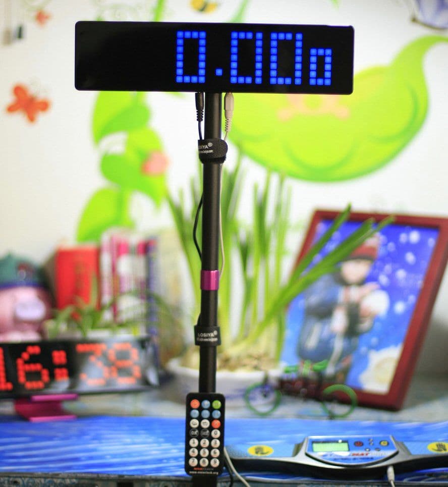 Z-Display for speed-cubing timing - Blue