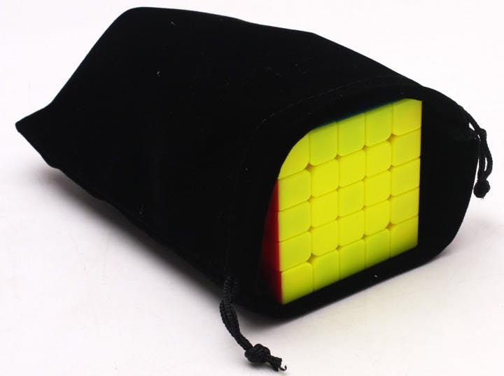 Cube Bag For 2x2-6x6 Cube - Blackest Black