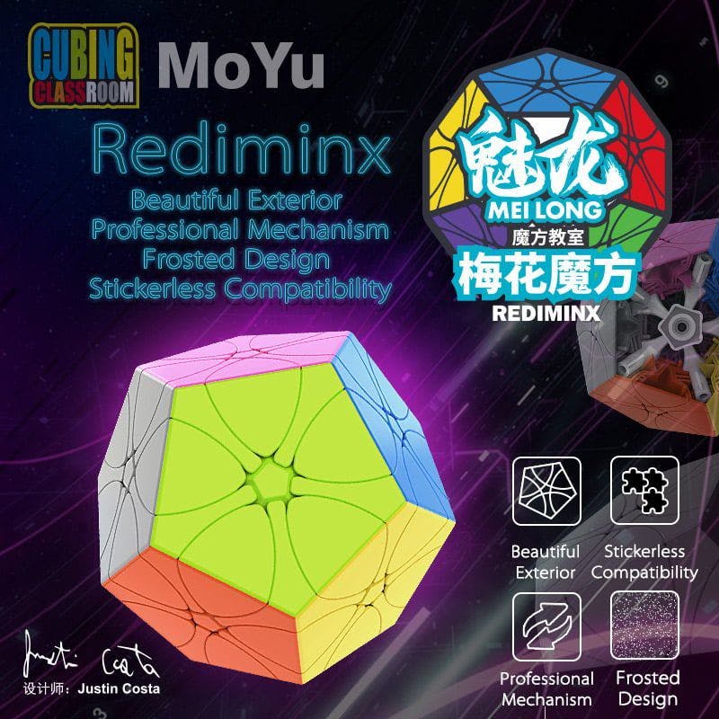 Mofangjiaoshi Meilong Rediminx Cube