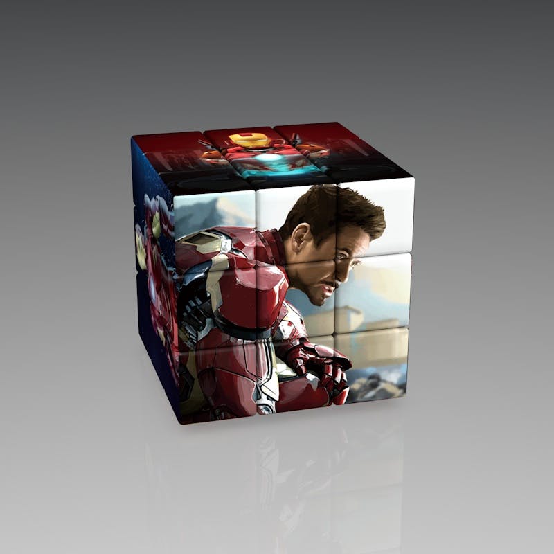Custom Printed Cube - Iron man B
