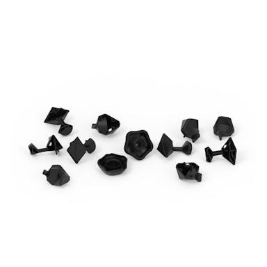 YJ Yuhu Megaminx M replacement Black pieces