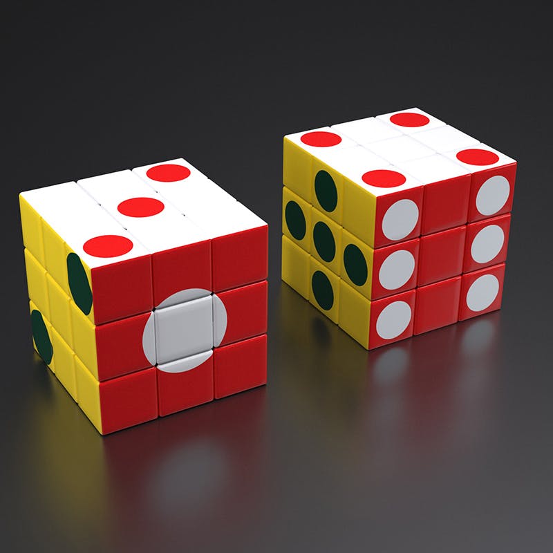 Custom Printed Cube - Dice