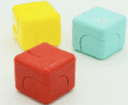 Fidget Spinner Cube - green