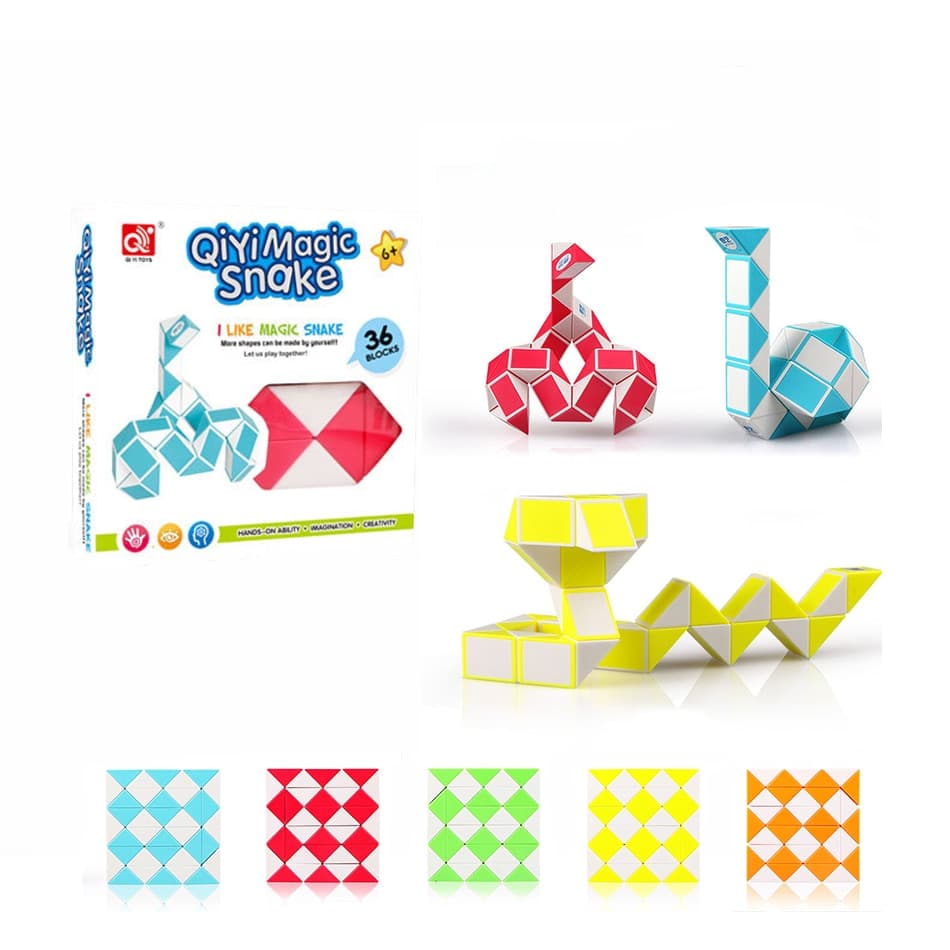 QiYi 36 blocks Magic Snake - red+white