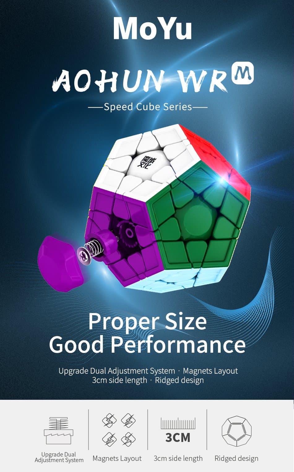 MoYu 3x3 Megaminx AoHun WR M