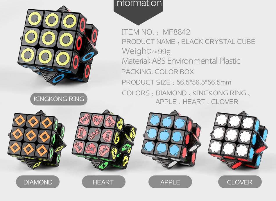 Cubing Classroom Crystal Cube Black - Apple