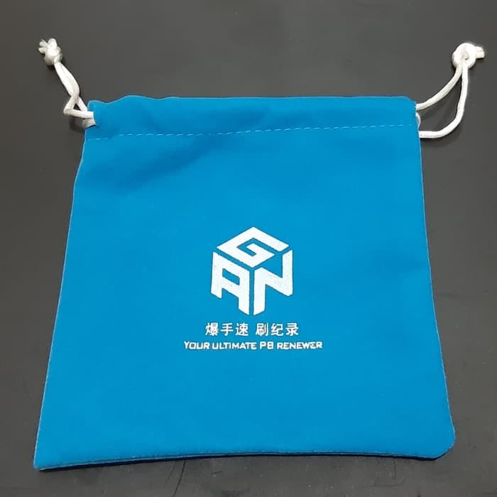 GAN Blue pouch-bag