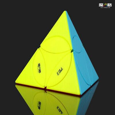 QiYi Mofangge Coin Tetrahedron Pyramind - Stickerless