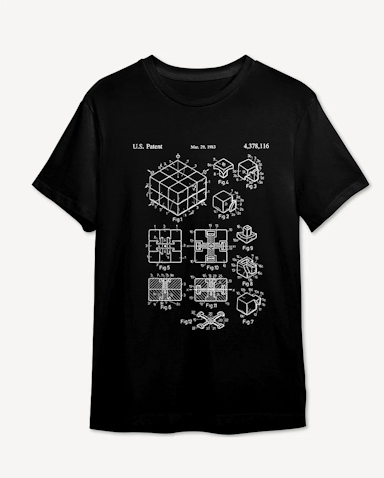 Rubik's Patent T-Shirt - L