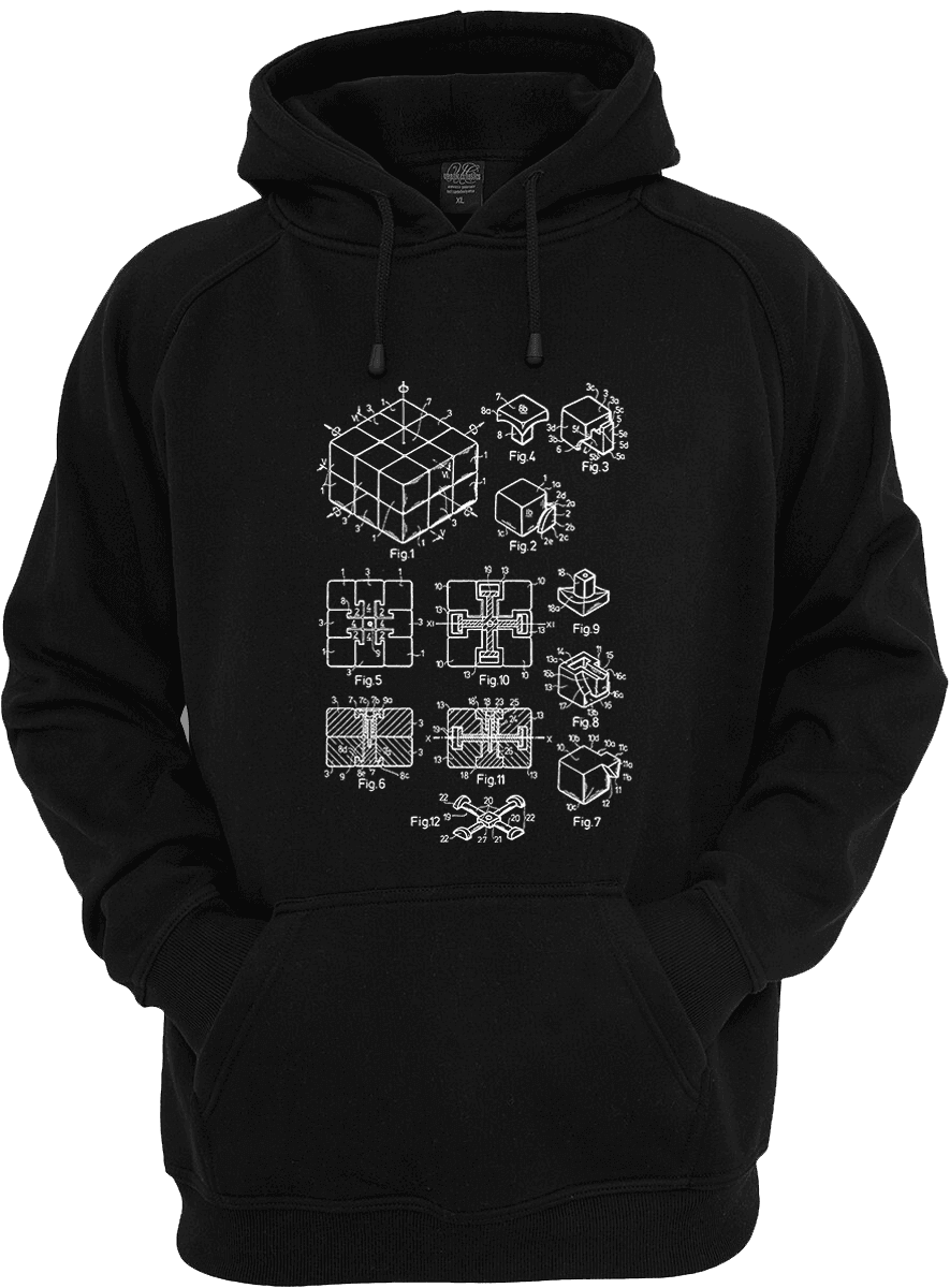 CubeNation Patent Hoodie - 2XL