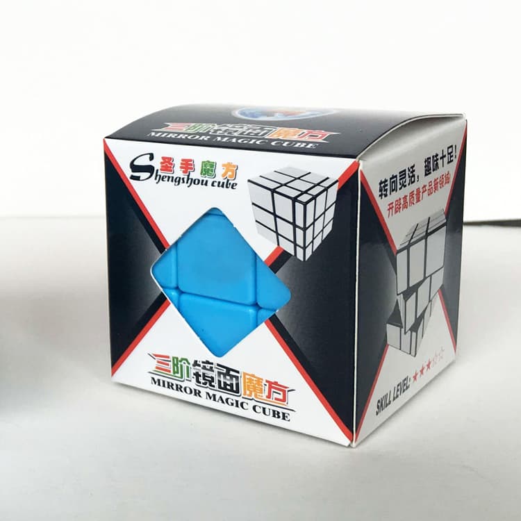 ShengShou monochrome stickerless Mirror - Blue