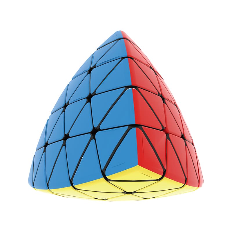 YuXin Huanglong 5x5 Pyraminx - stickerless
