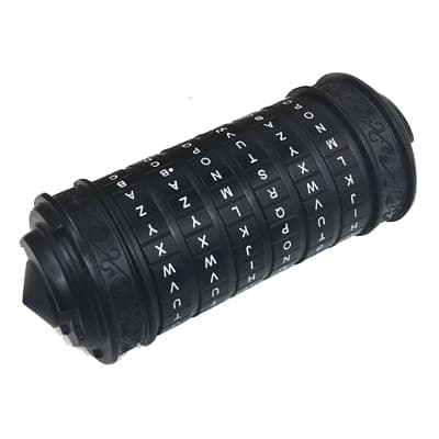 Cryptex Da Vinci Code Lock Puzzle - Black