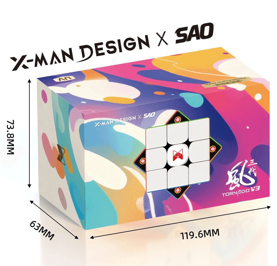 XMD Tornado V3 Premium 3x3 Flagship UV - Black Internals